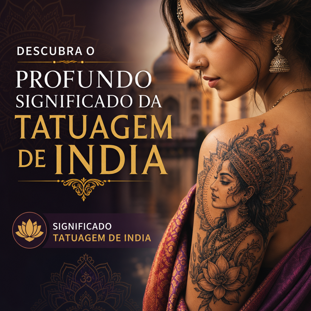Woman displays intricate Indian tattoo, highlighting the deep cultural meaning of Indian tattoo artistry.