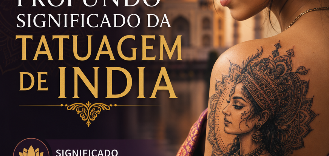 Woman displays intricate Indian tattoo, highlighting the deep cultural meaning of Indian tattoo artistry.
